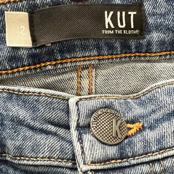 Kut From The Kloth Reese Straight Leg Ankle Jeans Size 2 - Picture 7 of 7